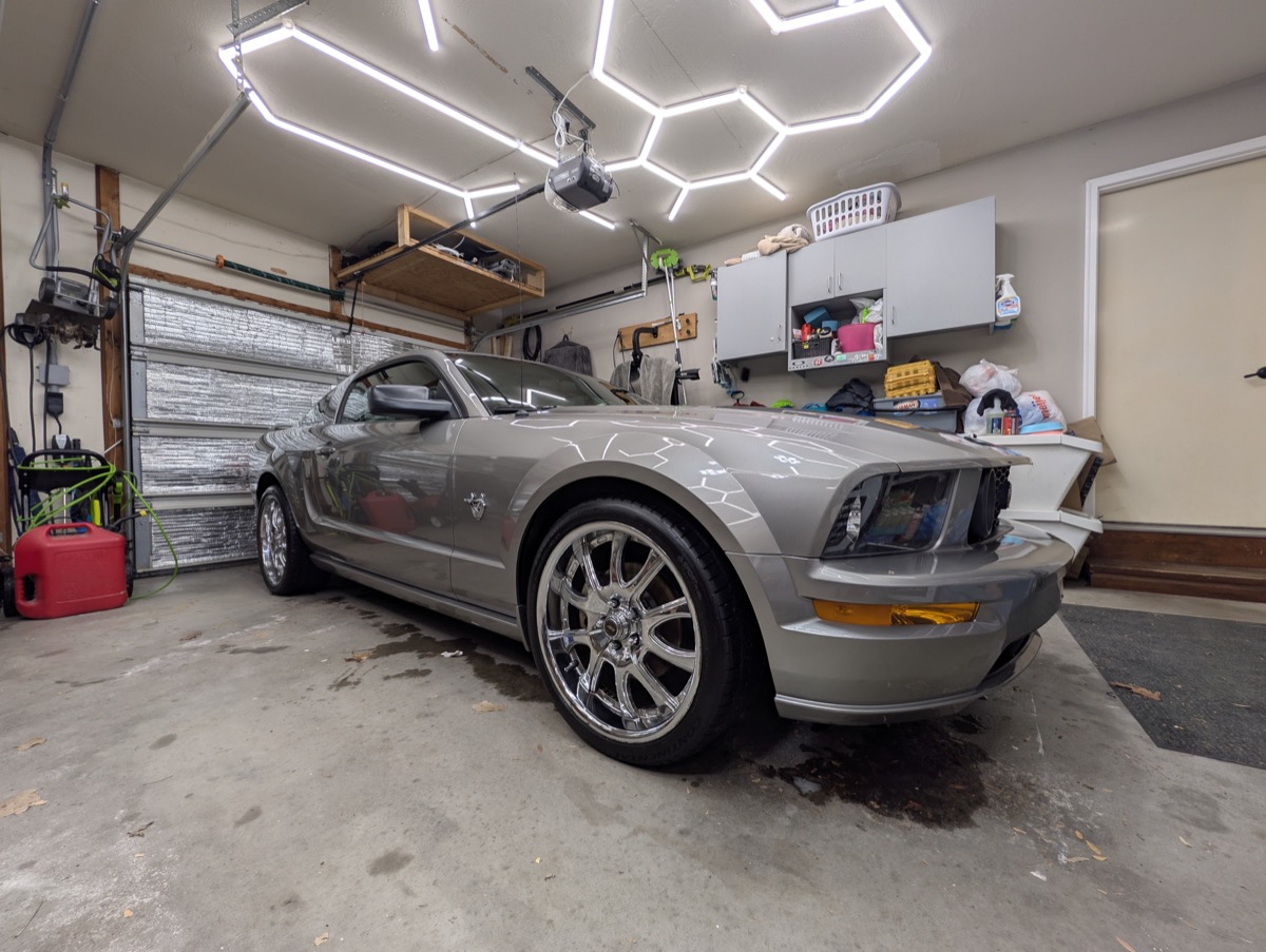 Ford Mustang GT after detailing