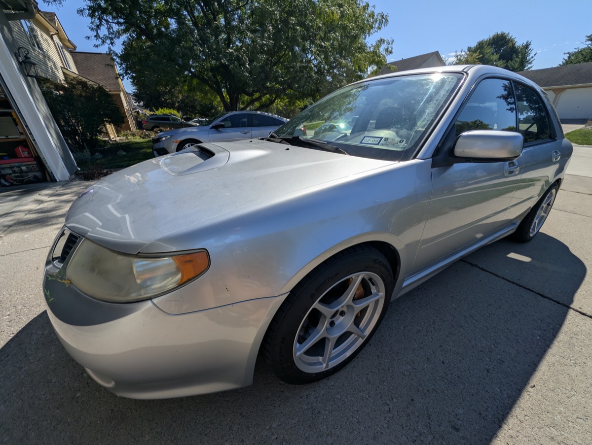 Saab 9-2X before detailing