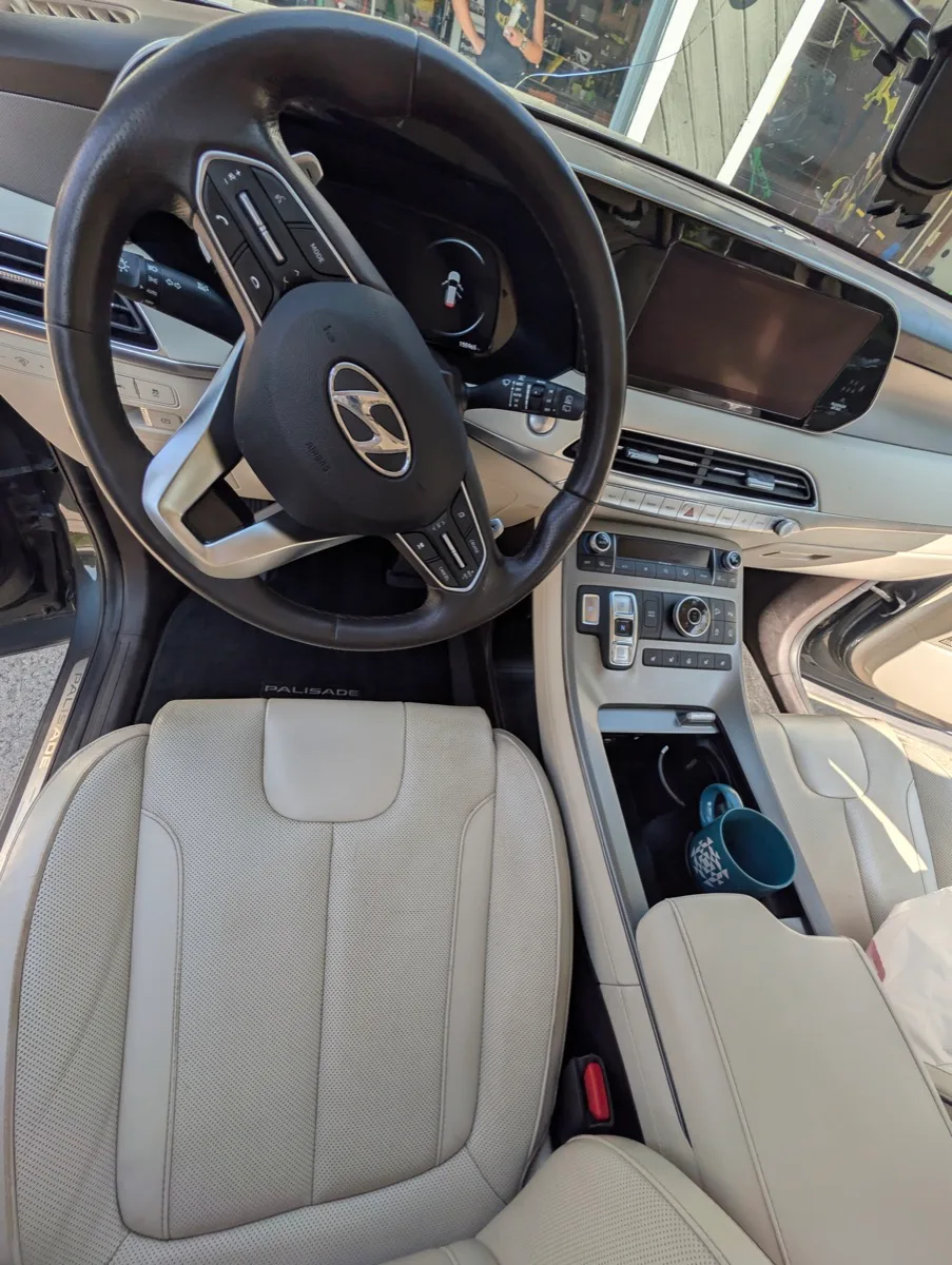 Hyundai Palisade after detailing