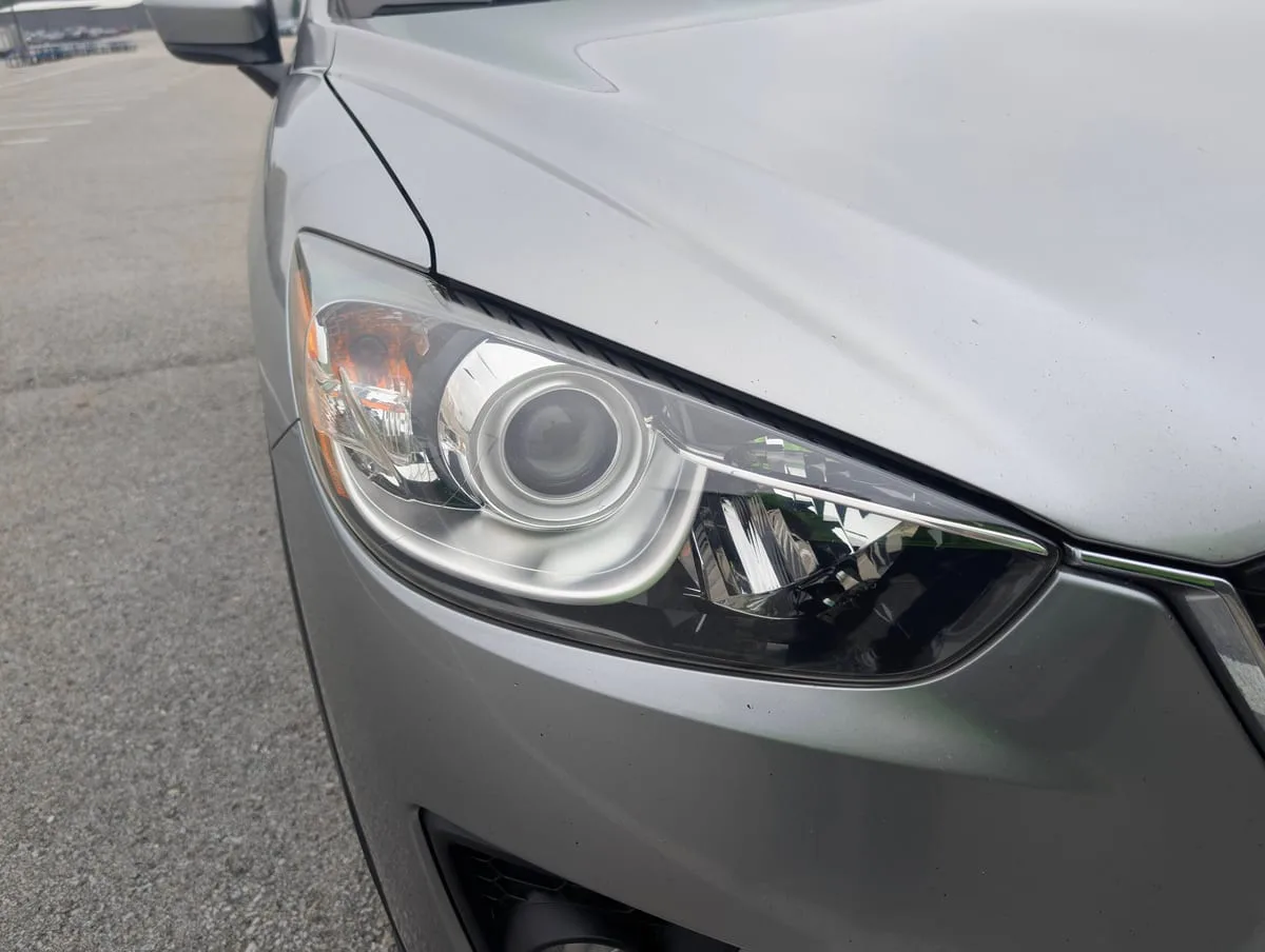 After headlight restoration — crystal clear restored lens