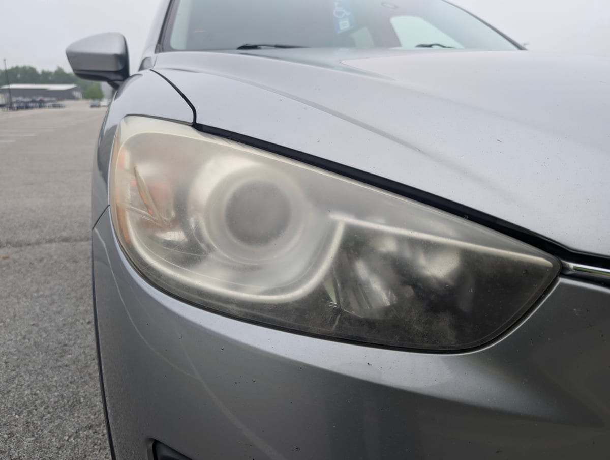 Before — Headlight restoration pair 7