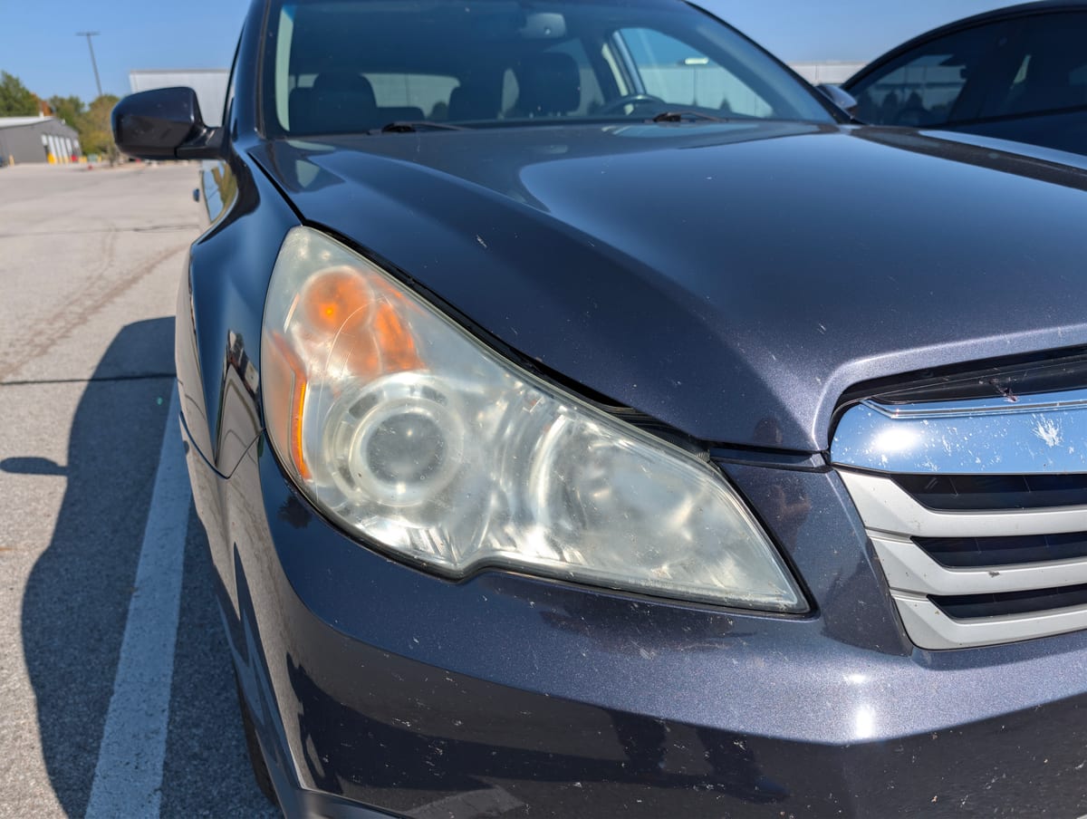 Before — Headlight restoration pair 10